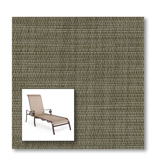 Two piece patio chair slings.