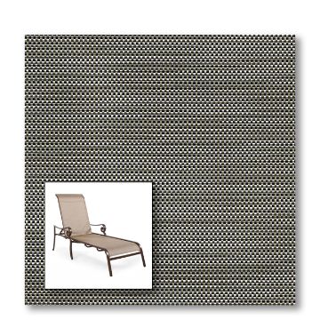 Two piece patio chair slings.
