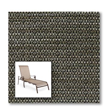 Two piece patio chair slings.