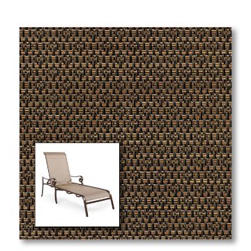 Two piece patio chair slings.