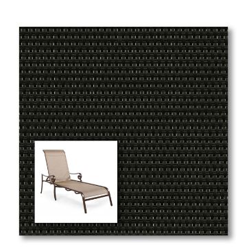 Two piece patio chair slings.
