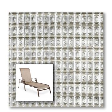 Two piece patio chair slings.