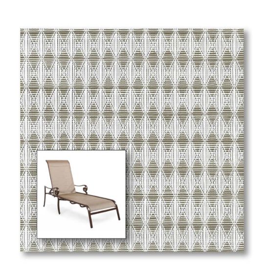 Two piece patio chair slings.