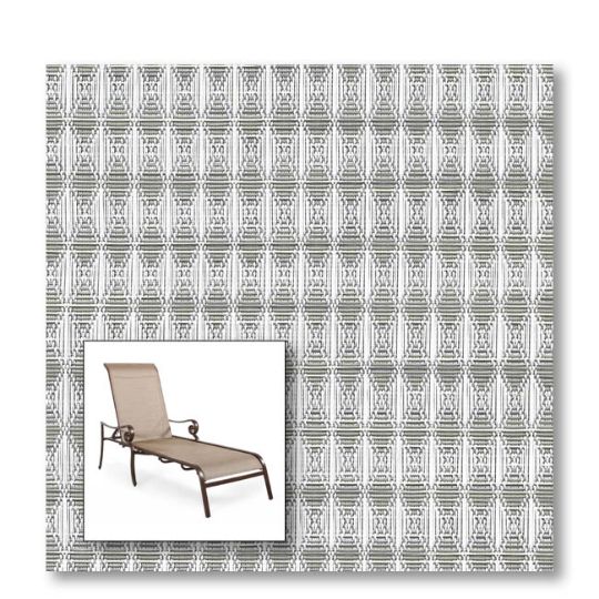Two piece patio chair slings.