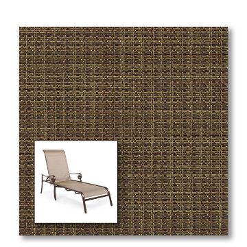 Two piece patio chair slings.