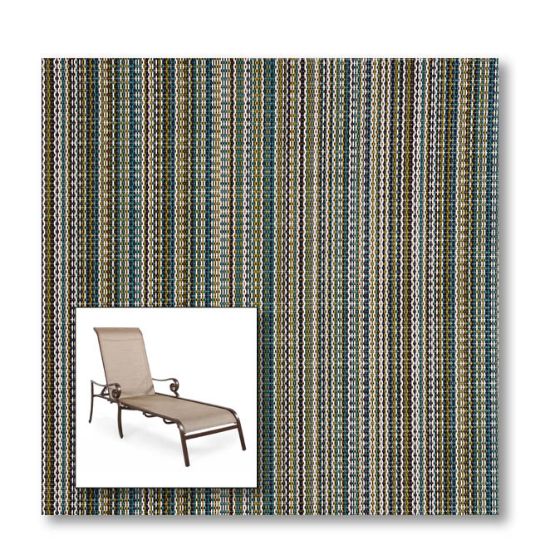Two piece patio chair slings.