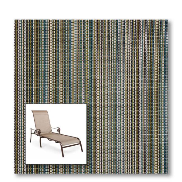 Two piece patio chair slings.