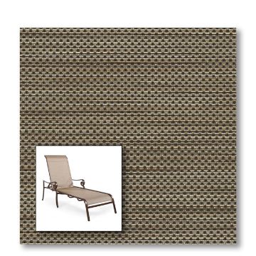 Two piece patio chair slings.