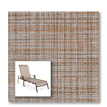 Two piece patio chair slings.