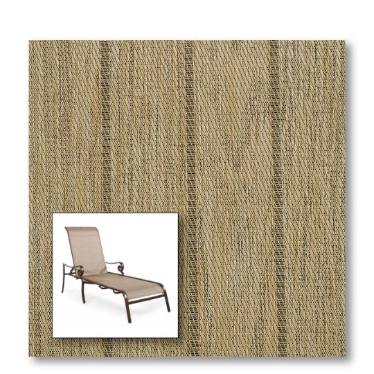 Two piece patio chair slings.