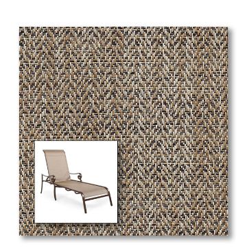 Two piece patio chair slings.