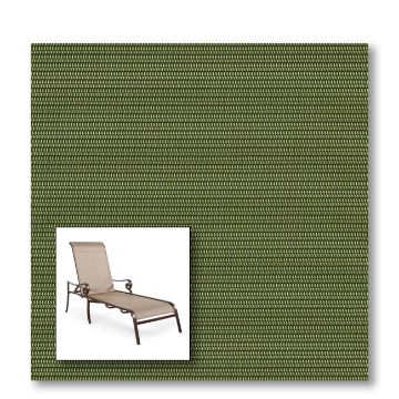 Two piece patio chair slings.