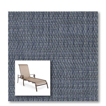 Two piece patio chair slings.