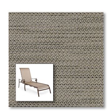 Two piece patio chair slings.
