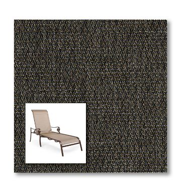 Two piece patio chair slings.