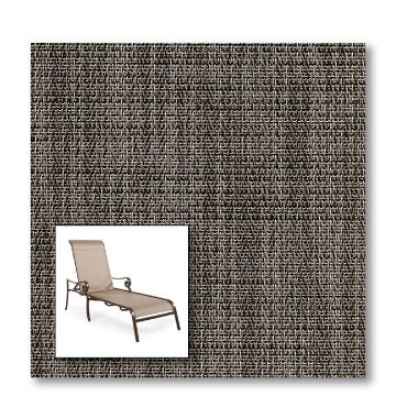 Two piece patio chair slings.