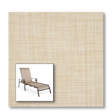 Two piece patio chair slings.