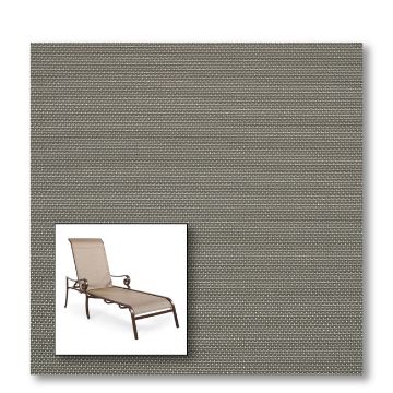 Two piece patio chair slings.