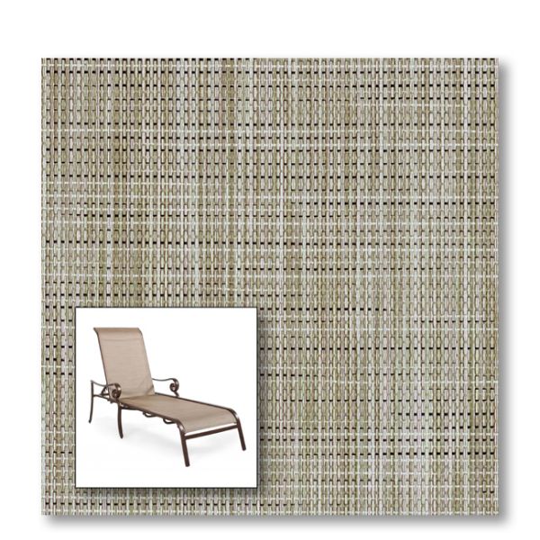 Two piece patio chair slings.