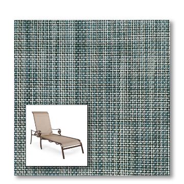 Two piece patio chair slings.