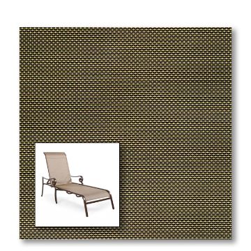 Two piece patio chair slings.