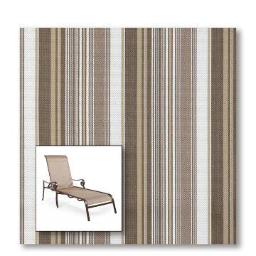 Two piece patio chair slings.