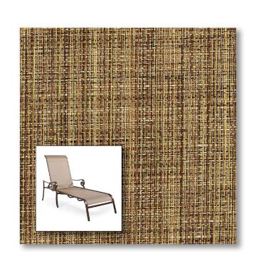 Two piece patio chair slings.