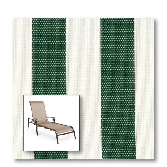 Two piece patio chair slings.