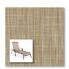 Two piece patio chair slings.