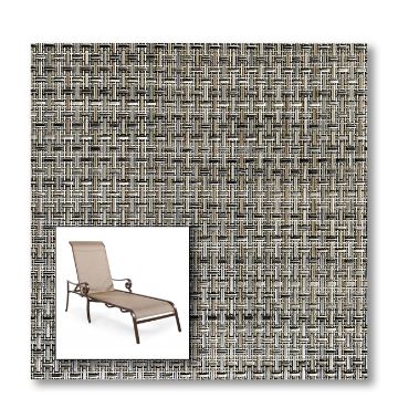 Two piece patio chair slings.