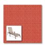 Two piece patio chair slings.
