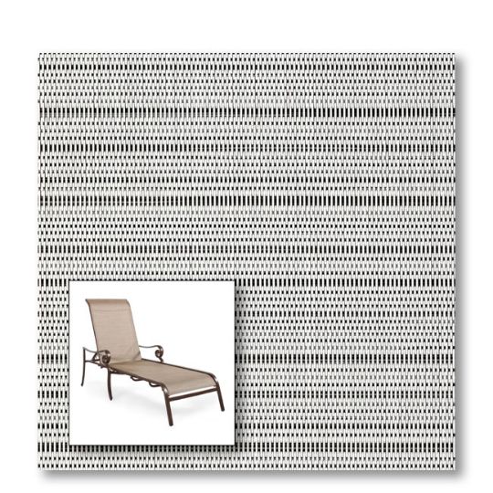 Two piece patio chair slings.