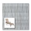Two piece patio chair slings.