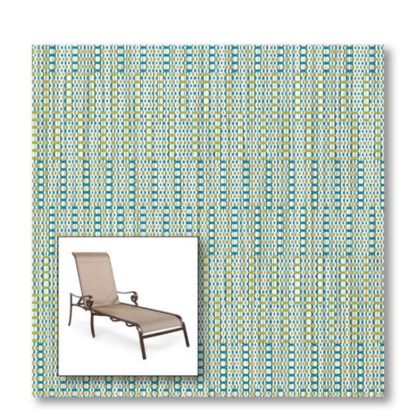 Two piece patio chair slings.