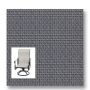 Twitchell Textilene Sunsure Patio Charcoal Patio Chair Replacement Sling Fabric