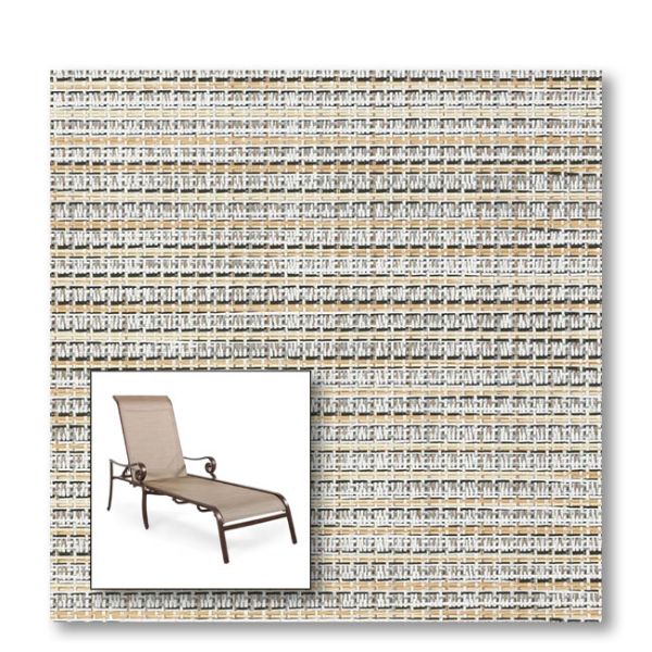 Two piece patio chair slings.