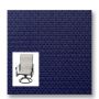 Twitchell Textilene Sunsure Patio Dark Blue Patio Chair Replacement Sling Fabric