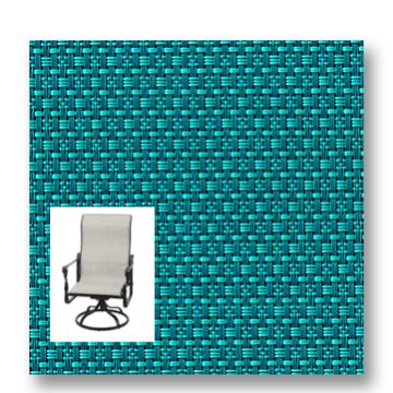 Twitchell Textilene Sunsure Patio Jade Patio Chair Replacement Sling Fabric