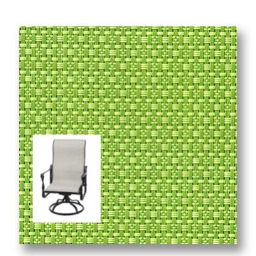 Twitchell Textilene Sunsure Patio Key Lime Patio Chair Replacement Sling Fabric