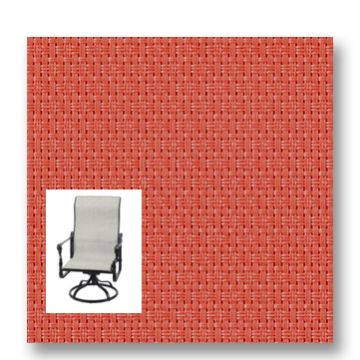 Twitchell Textilene Sunsure Patio Periwinkle Patio Chair Replacement Sling Fabric