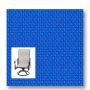 Twitchell Textilene Sunsure Patio Royal Blue Patio Chair Replacement Sling Fabric