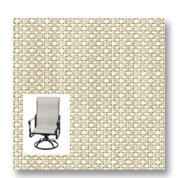 Twitchell Textilene Sunsure Patio Sand Patio Chair Replacement Sling Fabric
