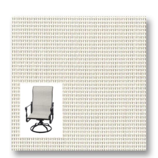 Twitchell Textilene Sunsure Porcelain Patio Chair Replacement Sling Fabric