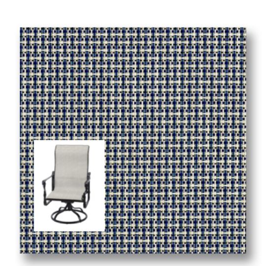 Twitchell Textilene Sunsure Seabreeze Patio Chair Replacement Sling Fabric