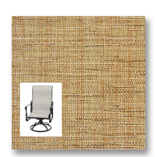 Twitchell Textilene Sunsure Tropical Patio Chair Replacement Sling Fabric