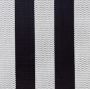 Picture of Black White Café Stripe | Chair Seat Bottom Only