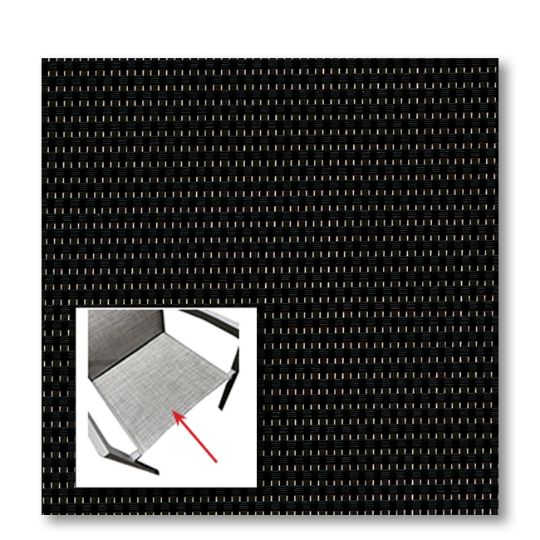 Picture of Cane Matte Black | Chair Seat Bottom Only