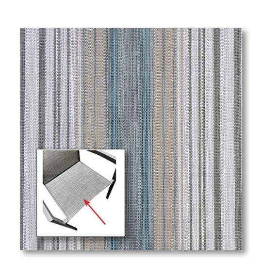 Picture of Elise Stripe Chesapeake | Chair Seat Bottom Only