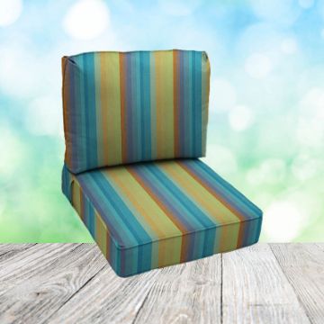 Picture of Astoria Lagoon | Center Seam Patio Chair Cushions