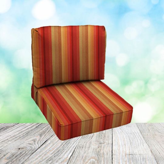 Picture of Astoria Sunset | Center Seam Patio Chair Cushions